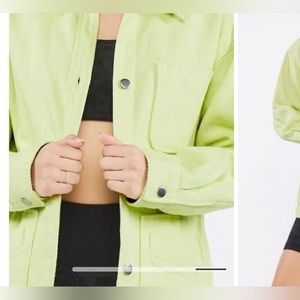 Drop-Sleeve Twill Shacket